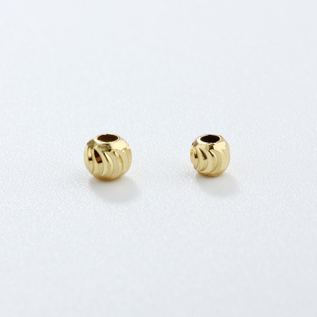 925 Sterling Silver Textured Spacer Beads