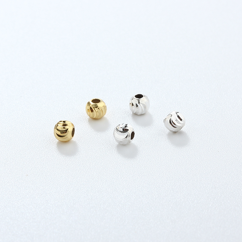 925 Sterling Silver Textured Spacer Beads