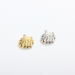 925 Sterling Silver Textured Shell Scallop Chram