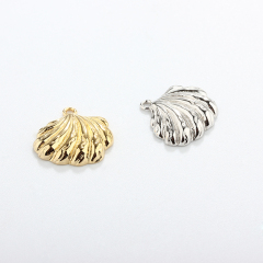 925 Sterling Silver Textured Shell Scallop Chram