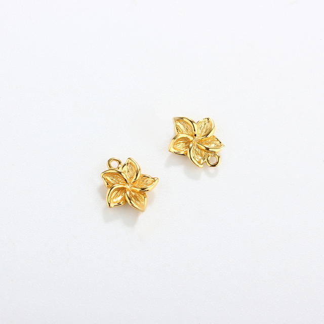 925 Sterling Silver Flower Charms