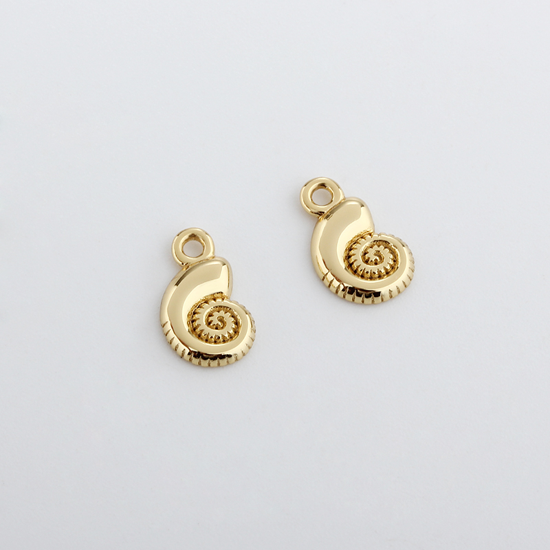 925 Sterling Silver Sea Snail Charm
