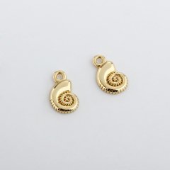 925 Sterling Silver Sea Snail Charm