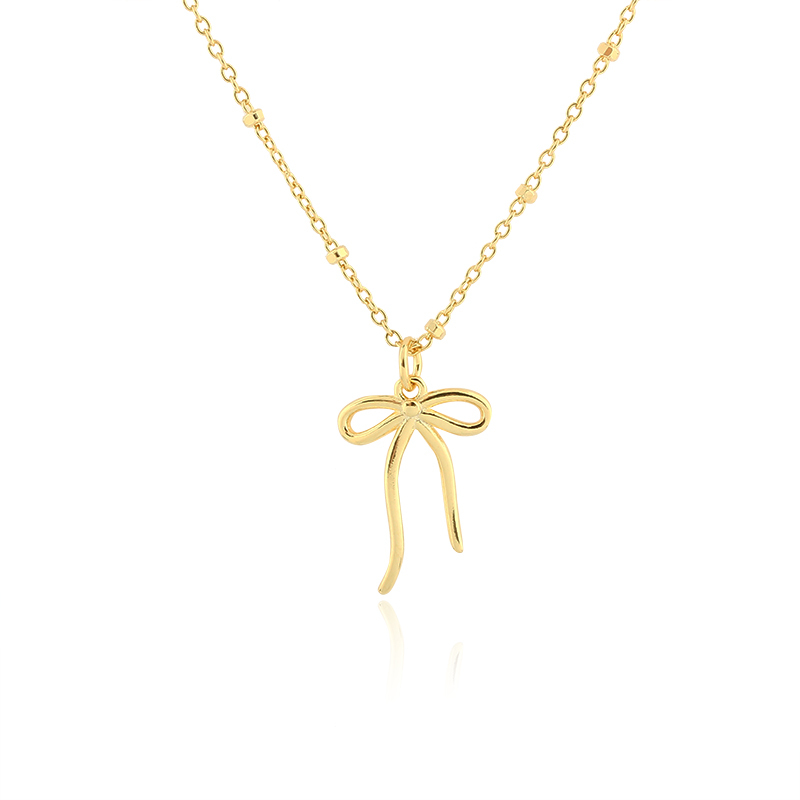 925 Sterling Silver Long Bow Charm