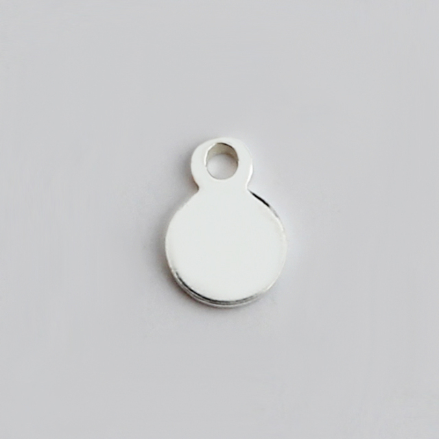 925 Sterling Silver Jump Ring Coin Charms
