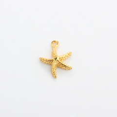 925 Sterling Silver Ocean Starfish Charm 8mm