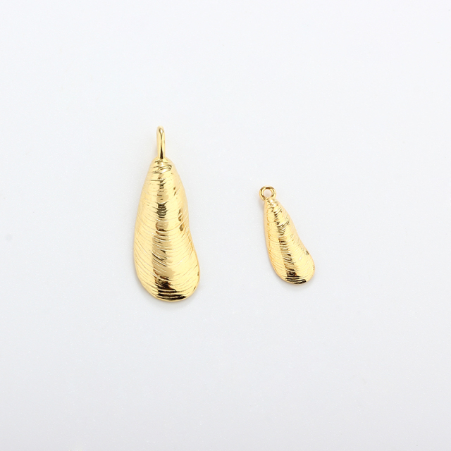 925 Sterling Silver Ocean Long Shell Charms