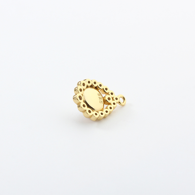 925 Sterling Silver Pearl Charm