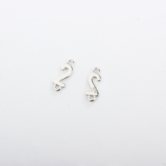 925 Sterling Silver Luckly Number Connector