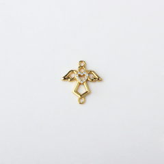 925 Sterling Silver Angel Connector
