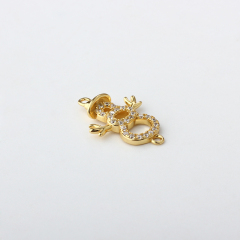 925 Sterling Silver Snowman Connector