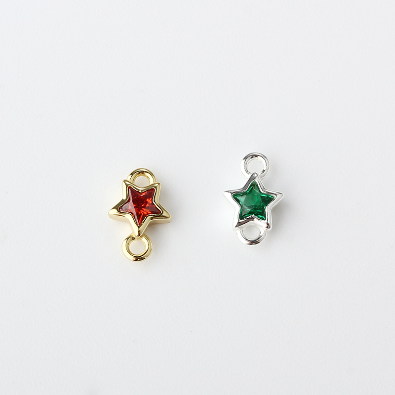 925 Sterling Silver Star Connector