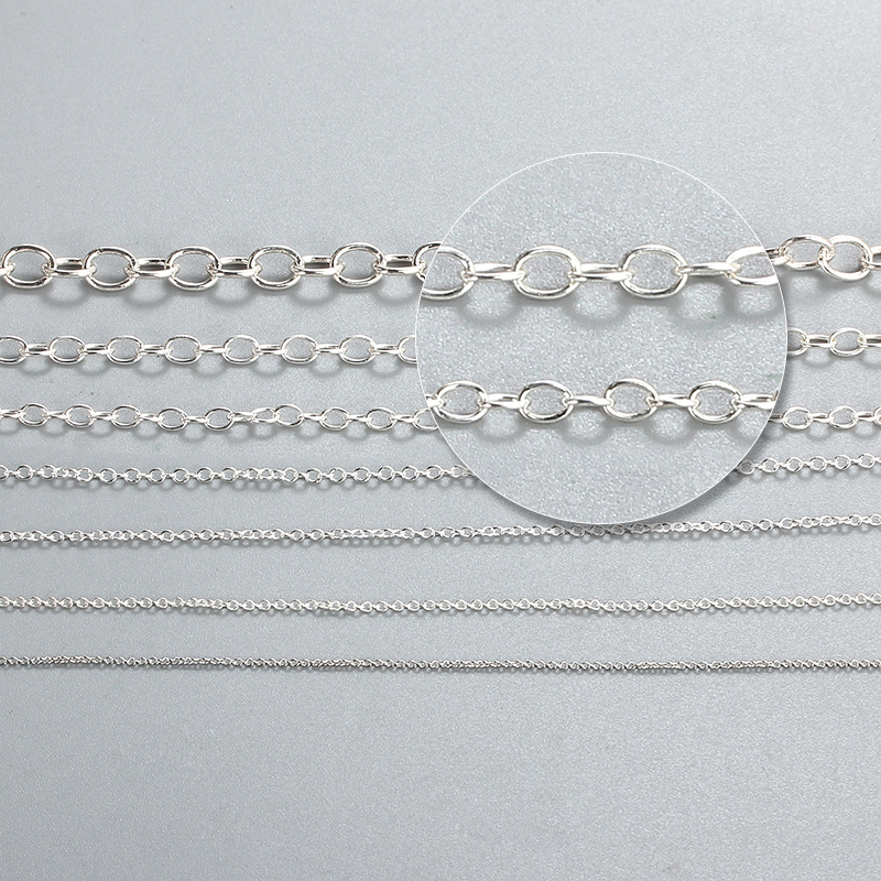 925 Sterling Silver Cable Chains