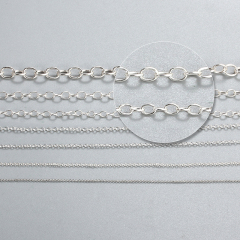 925 Sterling Silver Cable Chains