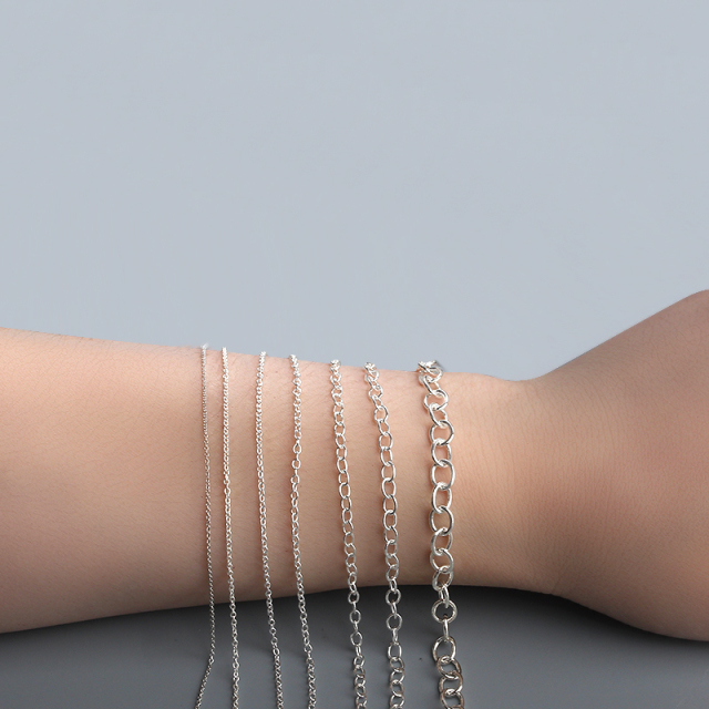 925 Sterling Silver Cable Chains