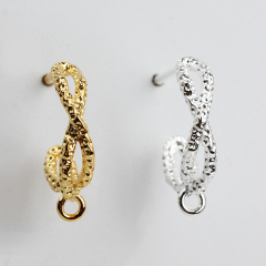 925 Sterling Silver Hummer Surface Earring Hook Findings