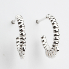 925 Sterling Silver Bead Shape Earring Hook Findings