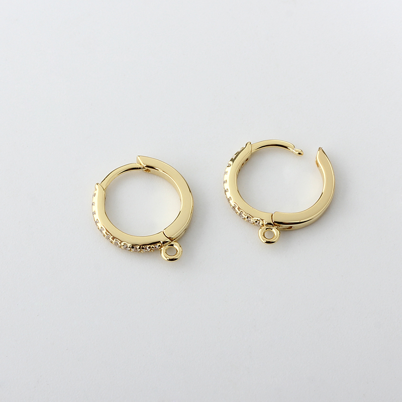 925 Sterling Silver 12mm Hoop Earring Findings