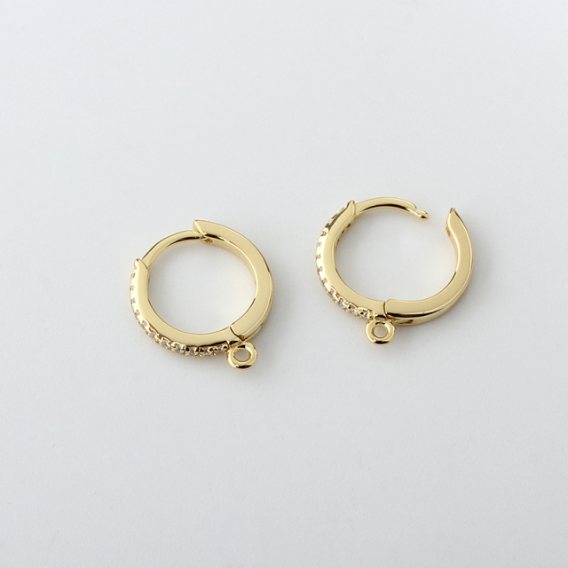 925 Sterling Silver 12mm Hoop Earring Findings