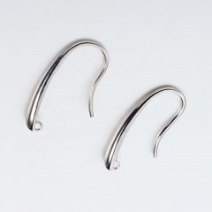 925 Sterling Silver Earrings Hook With Ring