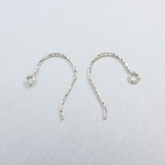 925 Sterling Silver Cutting Ear Hooks