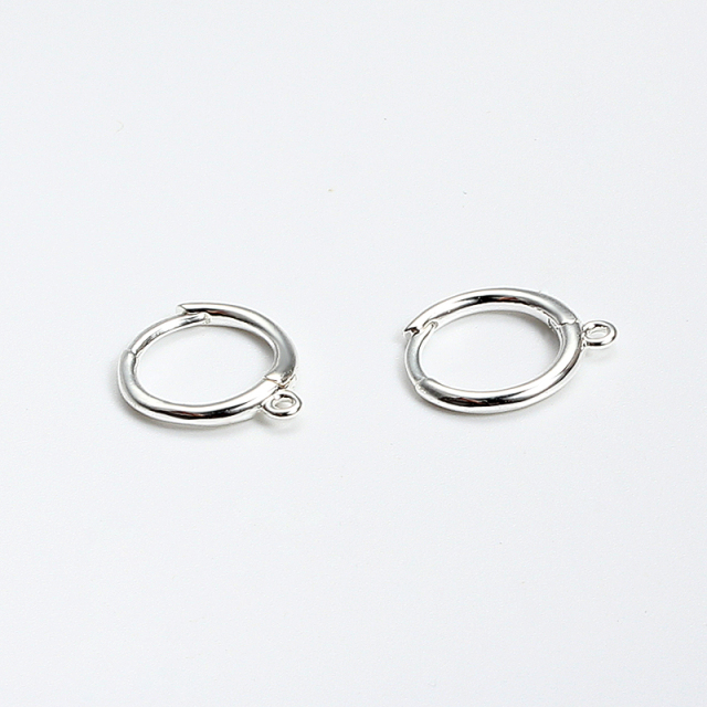 925 Sterling Silver Simple Earring Findings For Jewelry Making