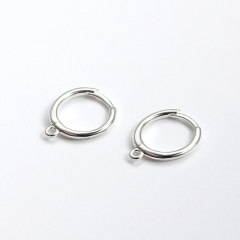 925 Sterling Silver Simple Earring Findings For Jewelry Making