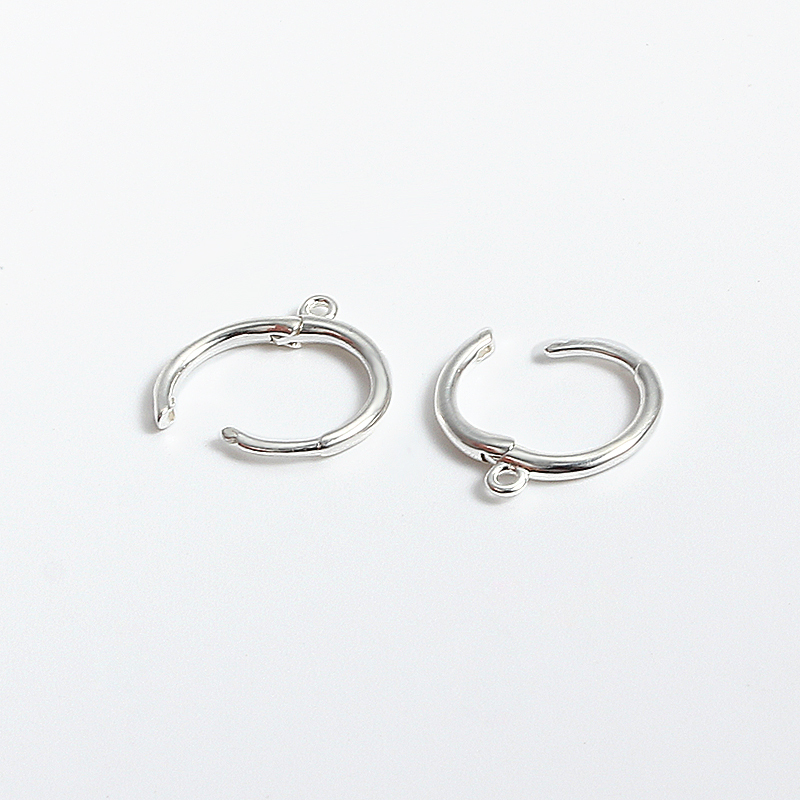 925 Sterling Silver Simple Earring Findings For Jewelry Making