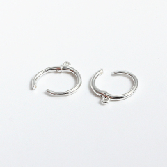 925 Sterling Silver Simple Earring Findings For Jewelry Making
