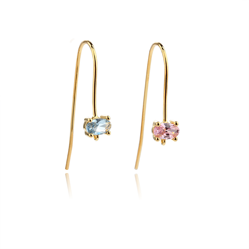 925 Sterling Silver CZ Earring Hooks