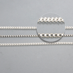 925 Sterling Silver Cuban Chain