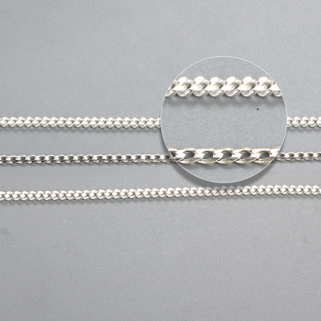 925 Sterling Silver Cuban Chain