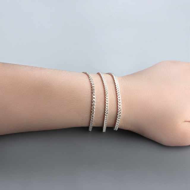 925 Sterling Silver Cuban Chain
