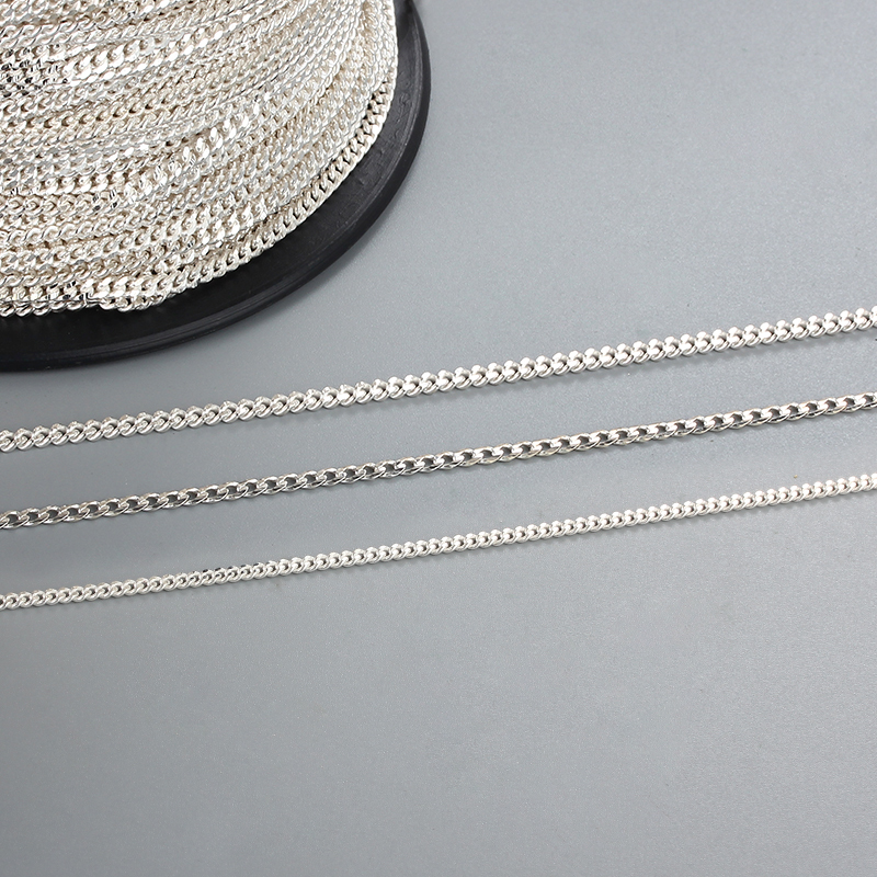 925 Sterling Silver Cuban Chain