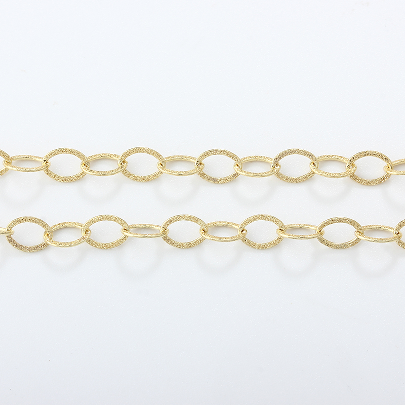 925 Sterling Silver 3+1 Diamond Cut Long Curb Chain