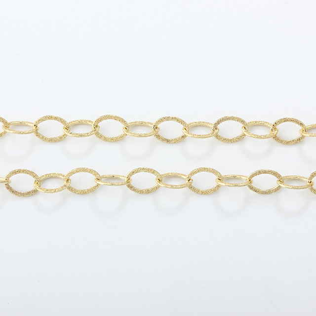 925 Sterling Silver 3+1 Diamond Cut Long Curb Chain