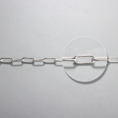 925 Sterling Silver Paperlink Chain