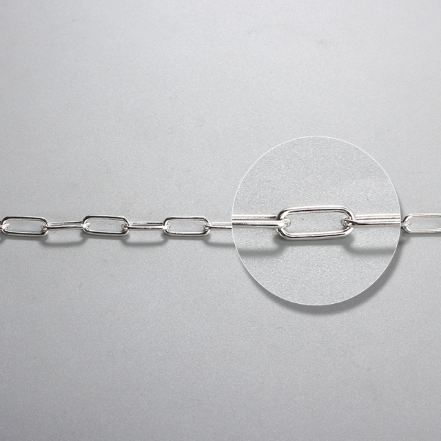 925 Sterling Silver Paperlink Chain
