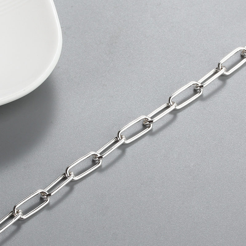 925 Sterling Silver Paperlink Chain
