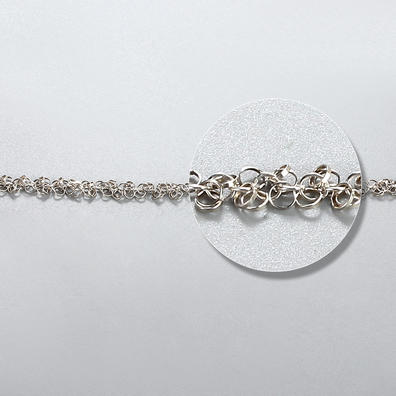 925 Sterling Silver Multi-ring Chain