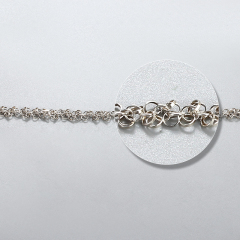 925 Sterling Silver Multi-ring Chain