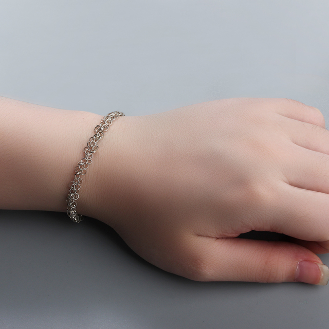 925 Sterling Silver Multi-ring Chain