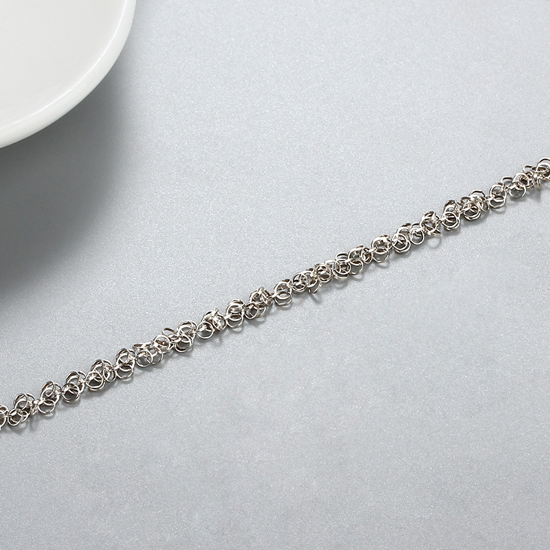 925 Sterling Silver Multi-ring Chain