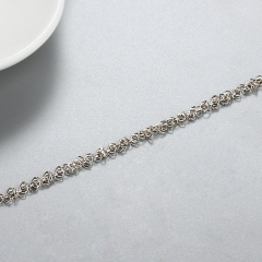 925 Sterling Silver Multi-ring Chain