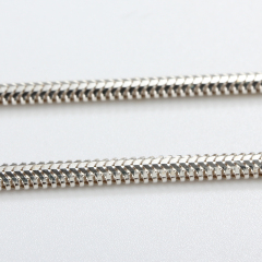 925 Sterling Silver Snake Herringbone Link Chain