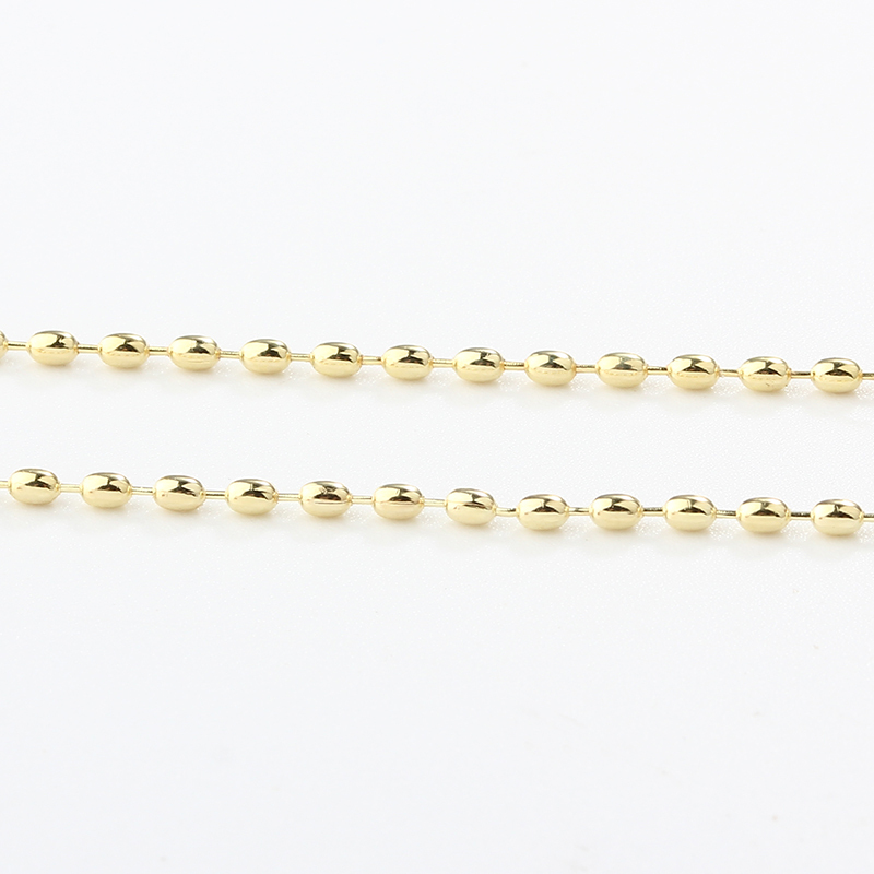 925 Sterling Silver Oval Ball Chain