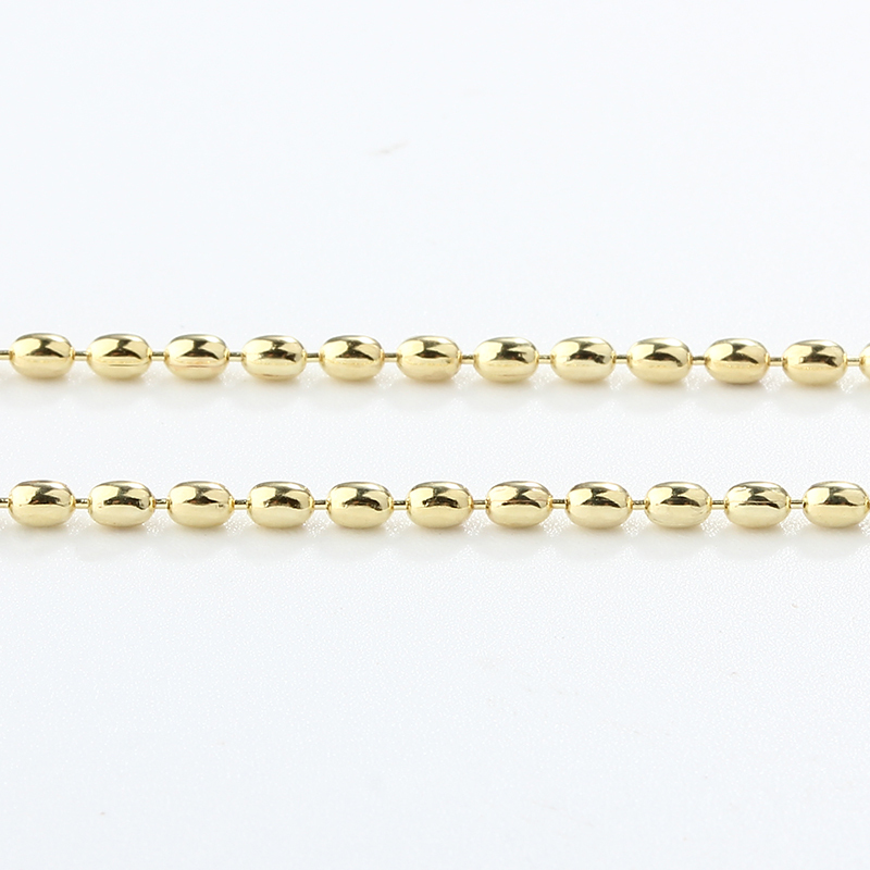 925 Sterling Silver Oval Ball Chain