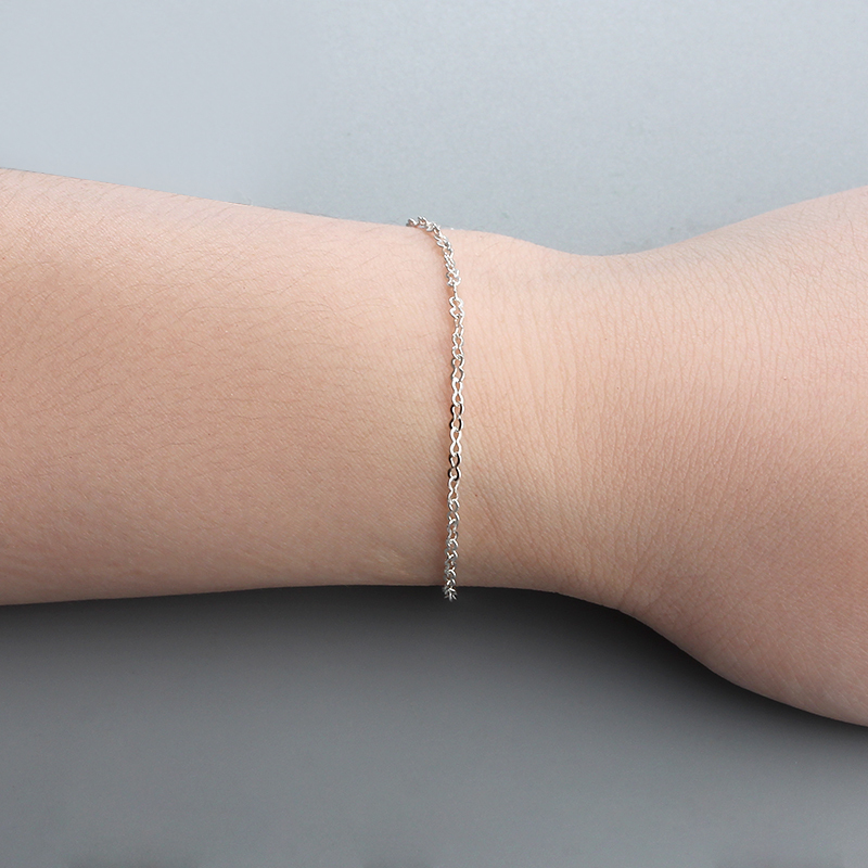 925 Sterling Silver Figure 8 Link Chain