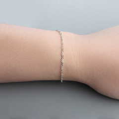 925 Sterling Silver Figure 8 Link Chain