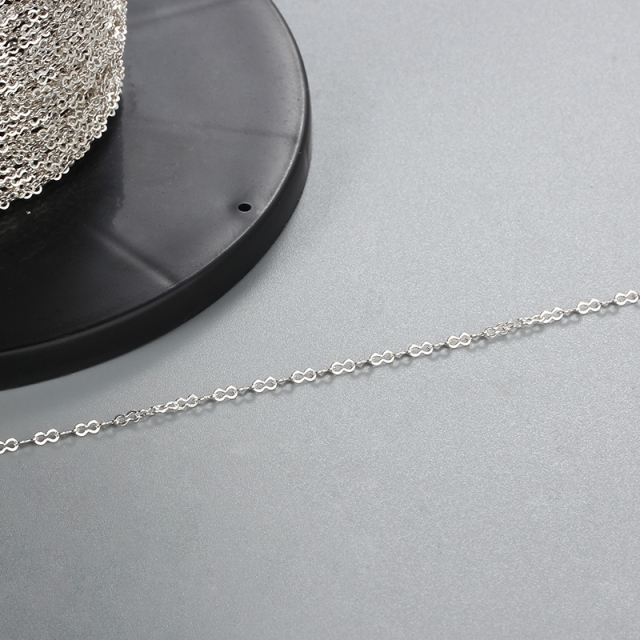 925 Sterling Silver Figure 8 Link Chain
